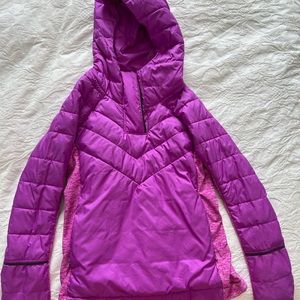 Ivivva “up to snow good” down filled pullover jacket